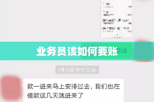 业务员该如何要账