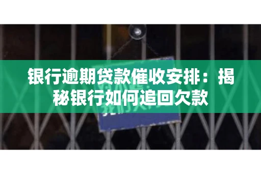 银行逾期贷款催收安排：揭秘银行如何追回欠款