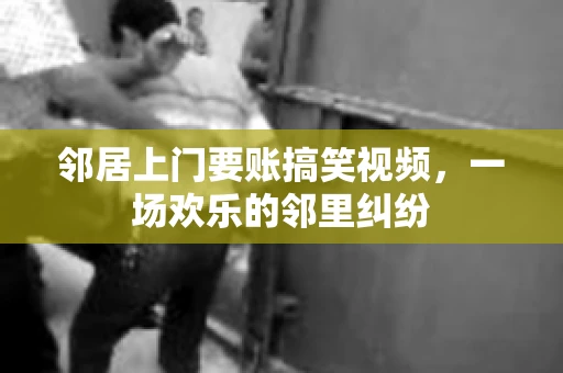 邻居上门要账搞笑视频，一场欢乐的邻里纠纷